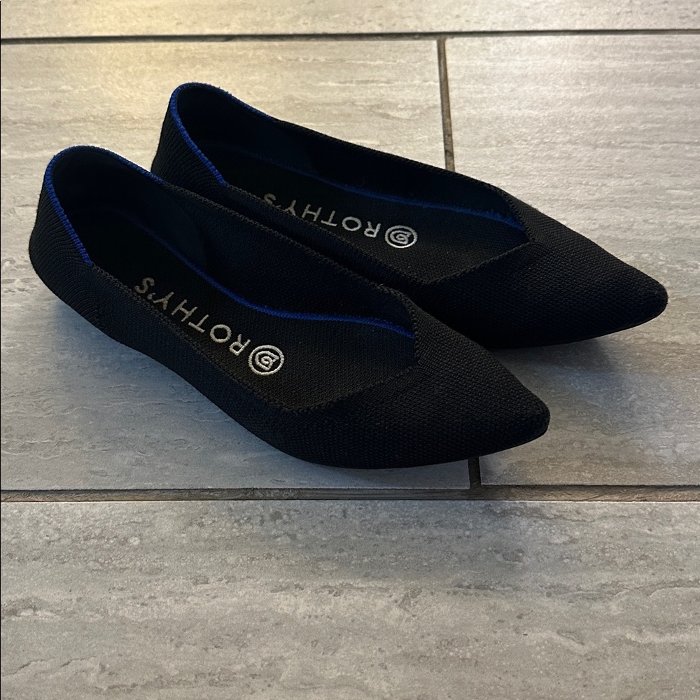 Rothy's The Point Black Flats - Picture 3 of 5